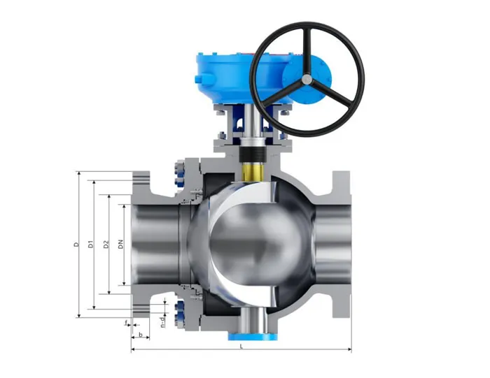 Double Eccentric V-type Ball Valve Structure diagram Double Eccentric V-type Ball Valve Structure diagram
