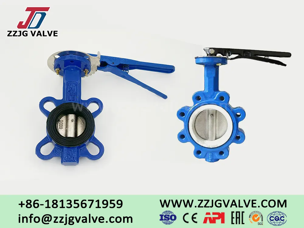 Lug Type VS Wafer Type Butterfly Valve with handle