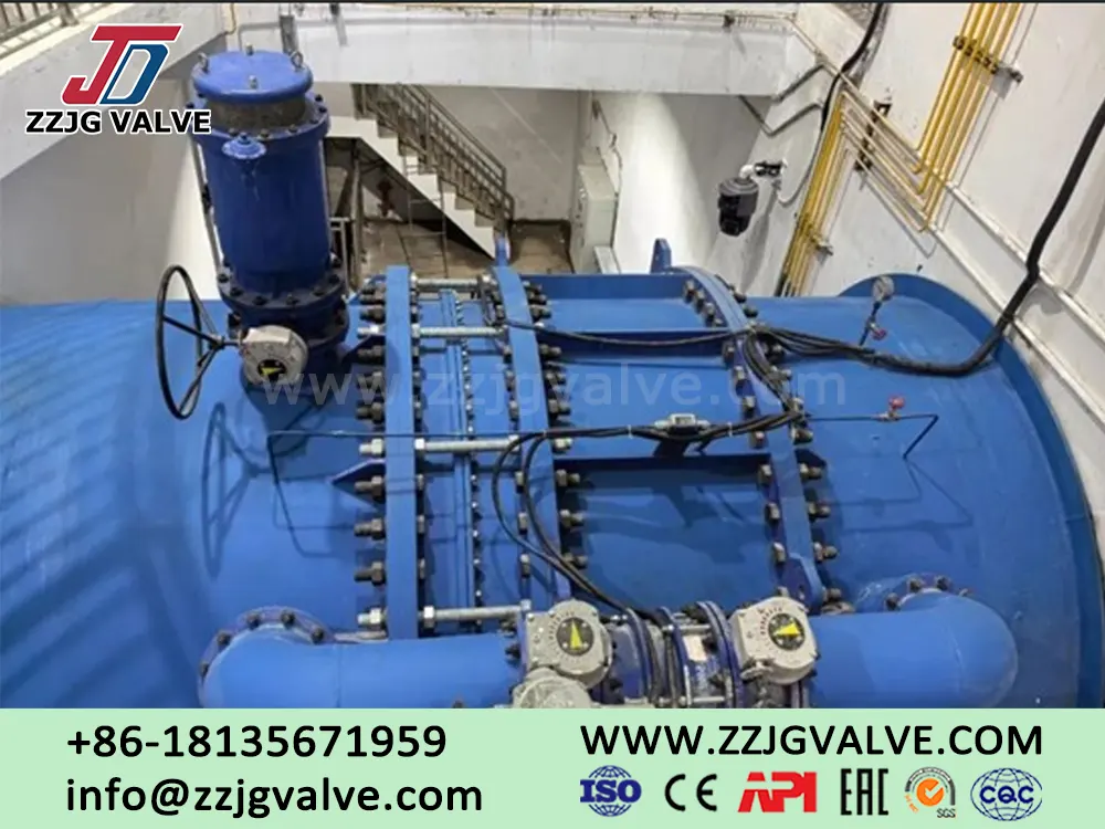 DN3000 Hydraulic Control butterfly Valve of Brazil’s Hydropower Station