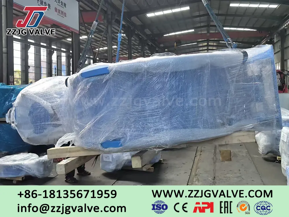 ZZJG Delivered DN1800 Large-diameter Butterfly Valve to Water Plant