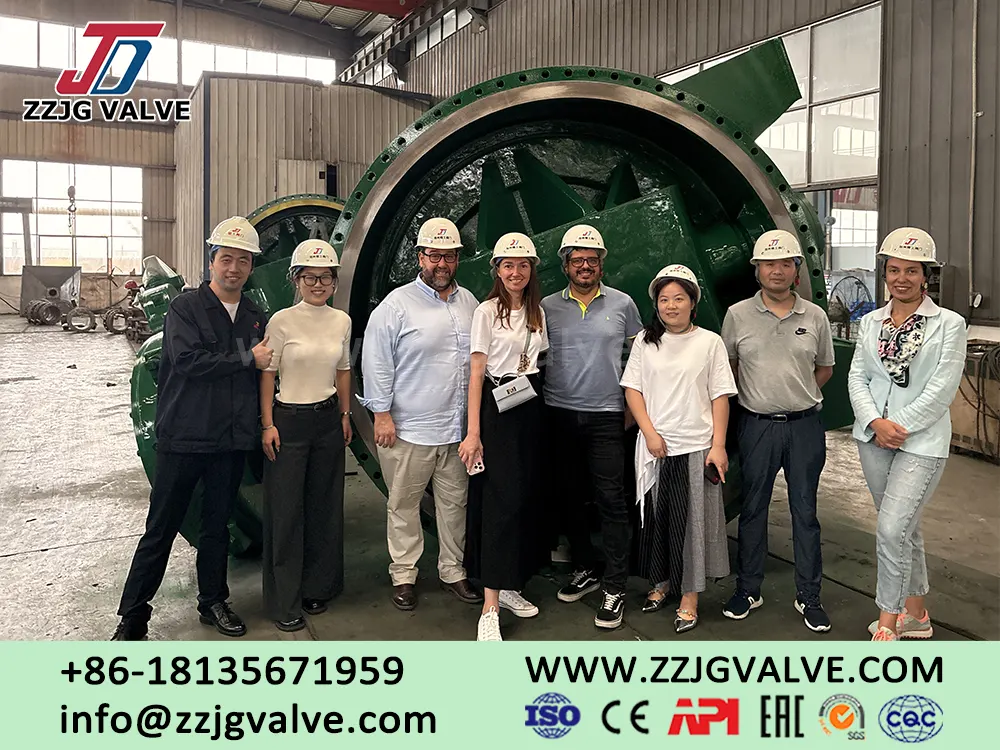 Spanish Customer Visits ZZJG VALVE Factory