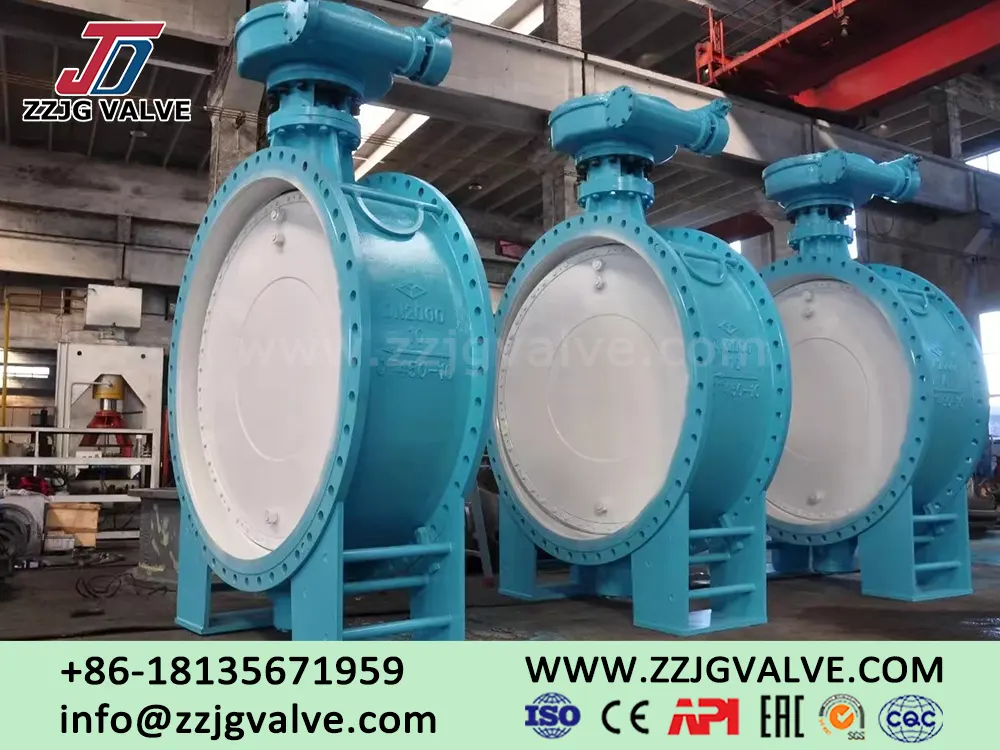 double-eccentric butterfly valves
