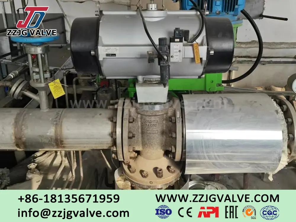Three-Way Plug Valve Typical Application