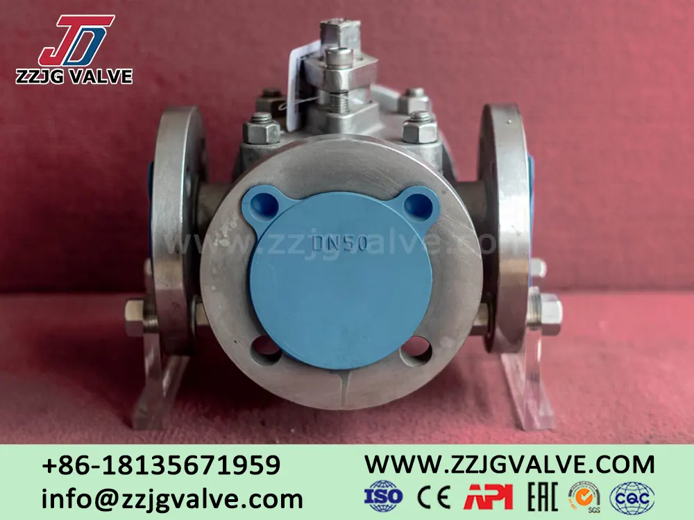 Three-Way Plug Valve Typical Application