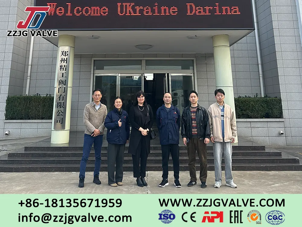 Ukrainian customer visited ZZJG for inspection