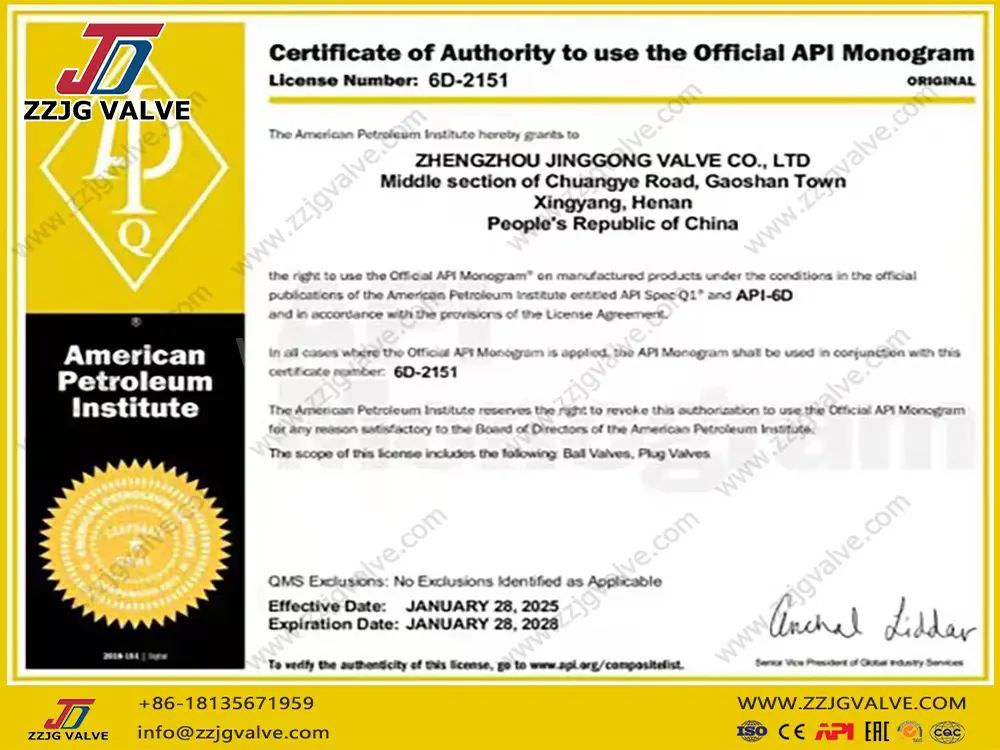 Global Plug Valve Design, Manufacturing and Acceptance Standards Explanation