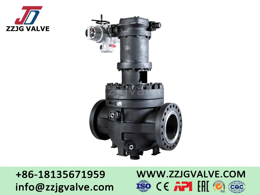 High-Temperature & High-Pressure Lifting Type Metal-Seal Plug Valve for Delayed Coking Unit