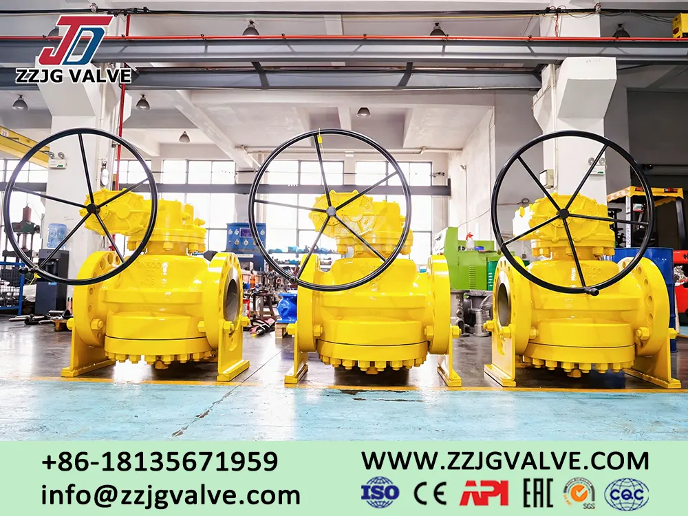 Full-bore Three-way High-pressure Metal-sealed Plug Valve