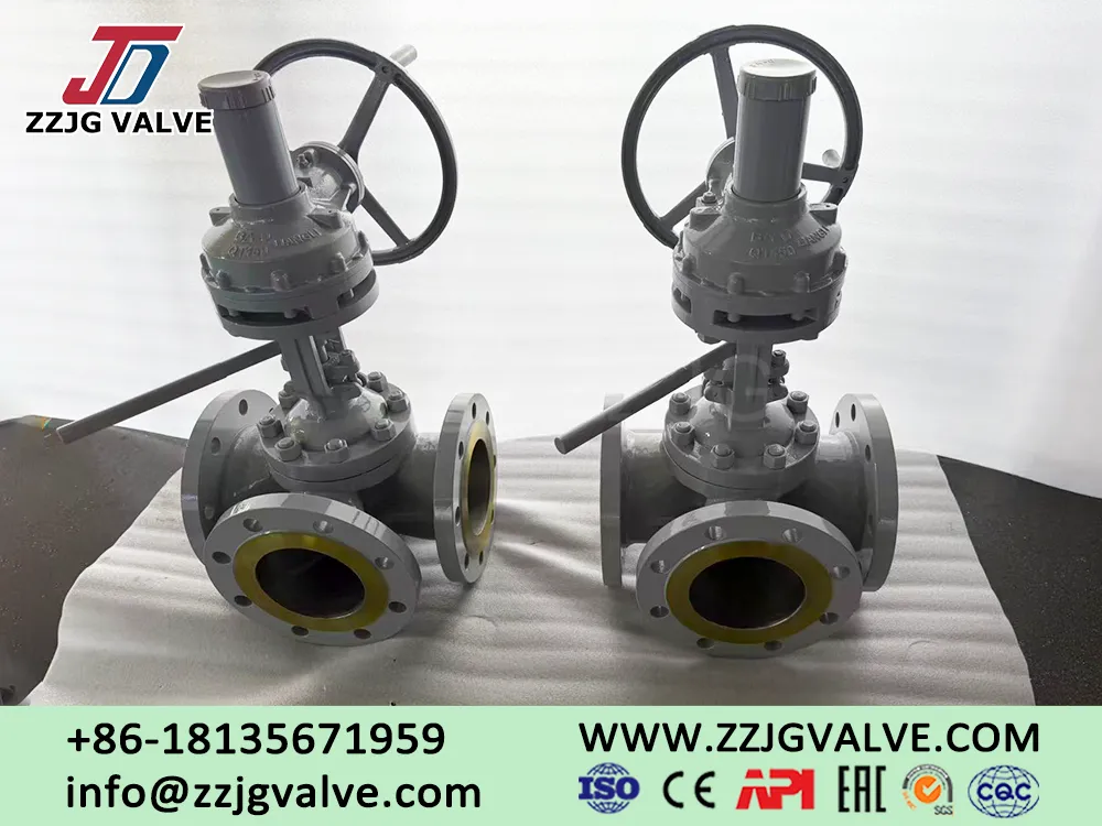 DN150 PN40 WCB Lift Plug Valve | ZZJG VALVE